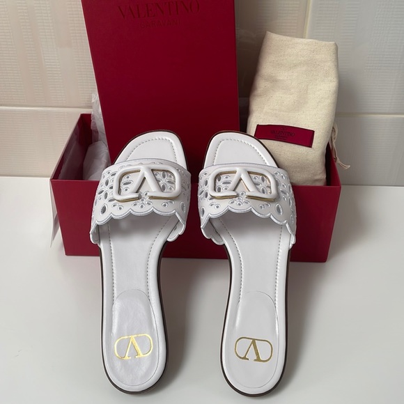 Valentino Garavani Shoes - Valentino authentic leather slippers